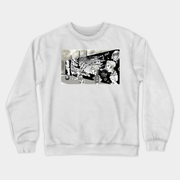 The Mural of the Story Crewneck Sweatshirt by grantwilson